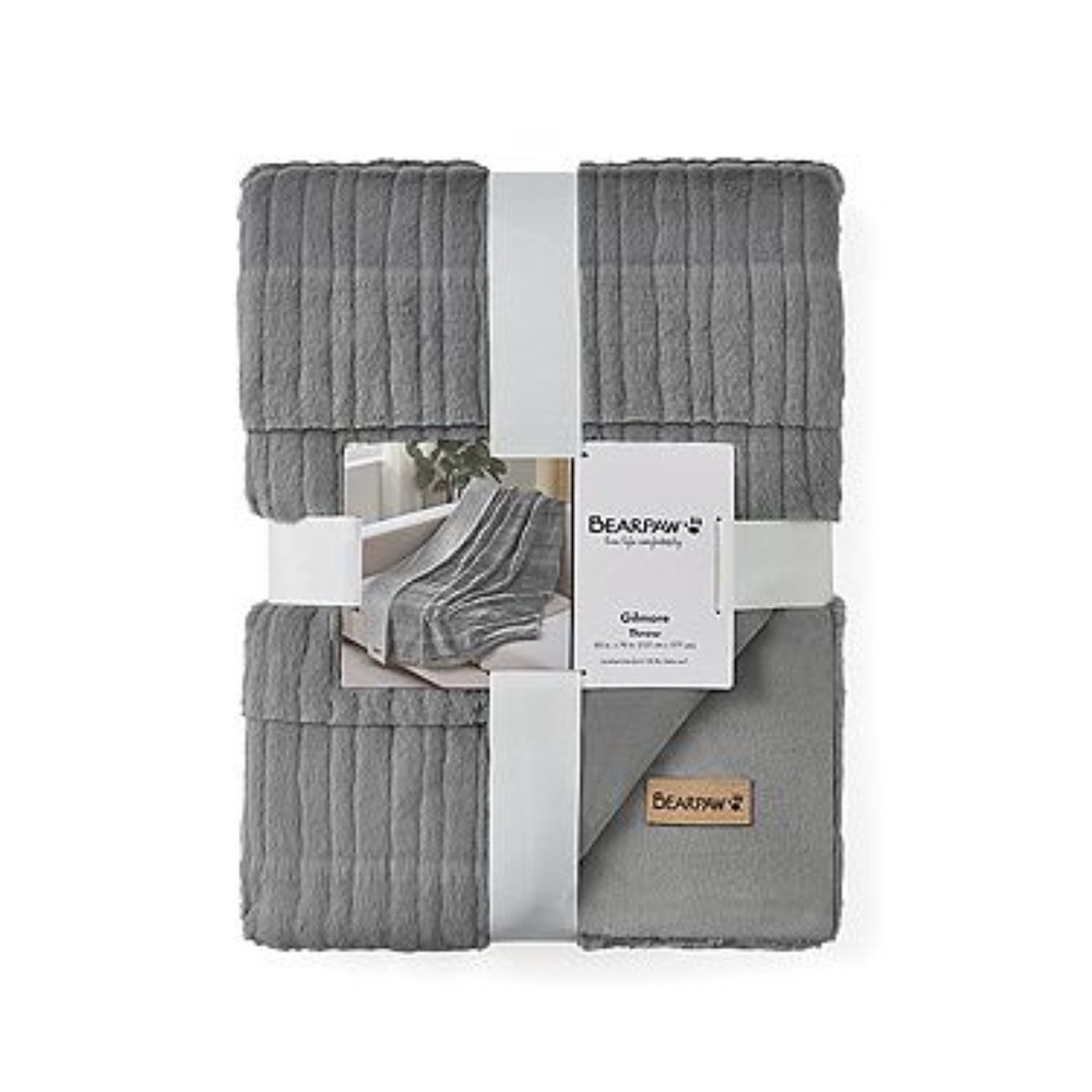 BearPaw Gilmore Faux Fur Throw Blanket